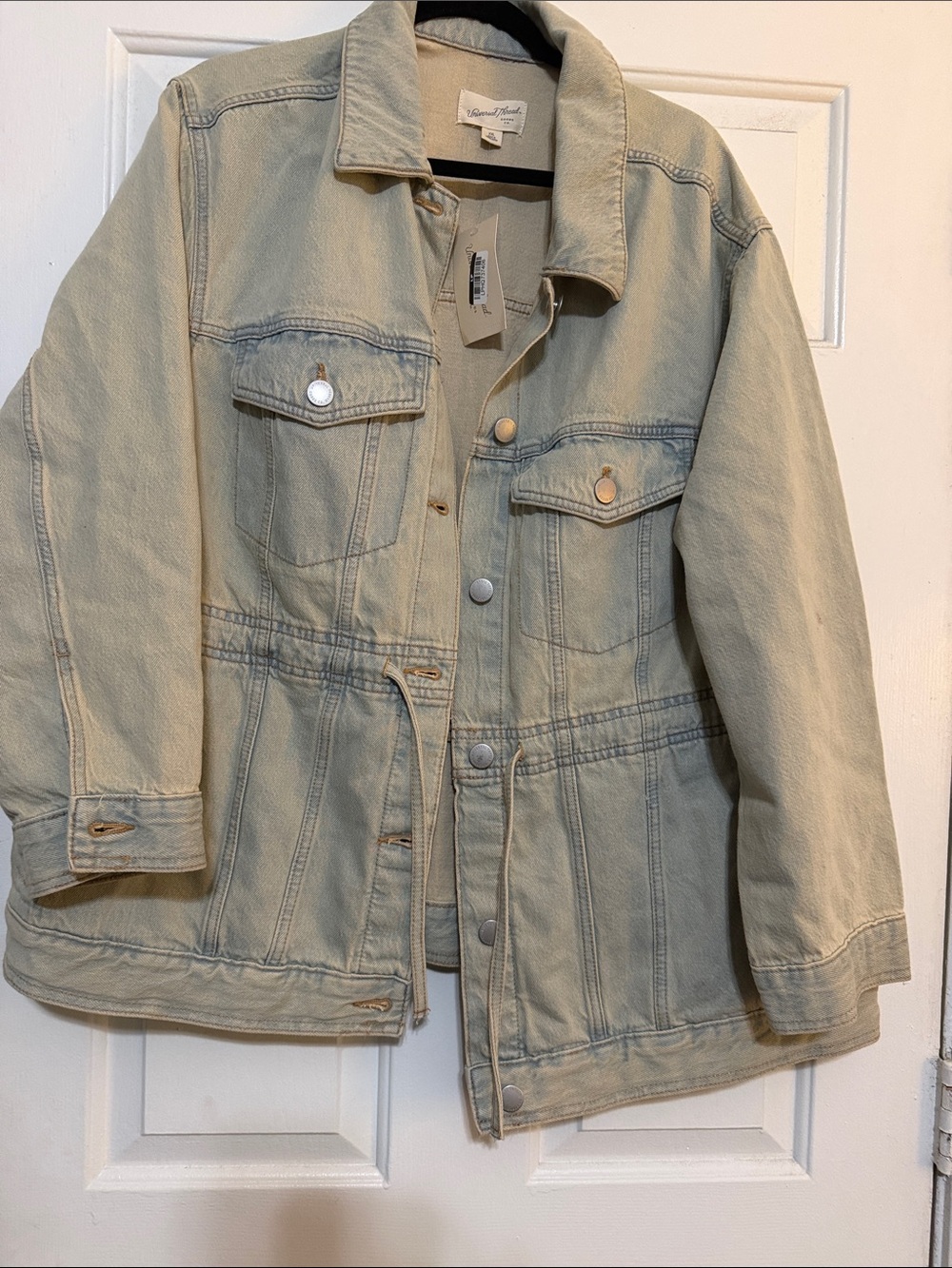 Universal Thread Light Taupe Denim Jacket - Picture 2 of 8